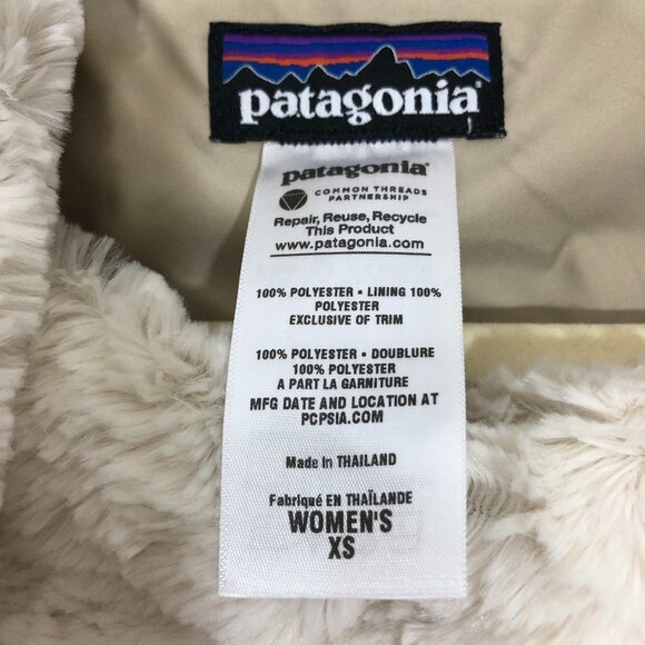 PATAGONIA Pelage Fleece Jacket Raw Linen EUC - Picture 5 of 13